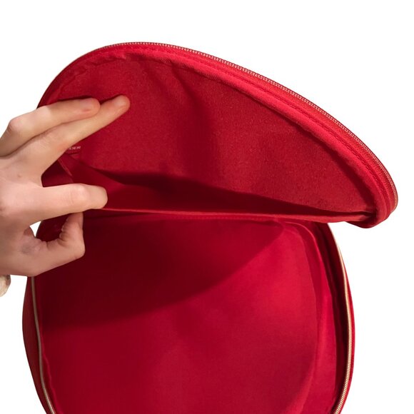 Estee Lauder Holiday Red Polka Dot Large Train Case Travel Makeup Bag 2025 GWP - Picture 13 of 14